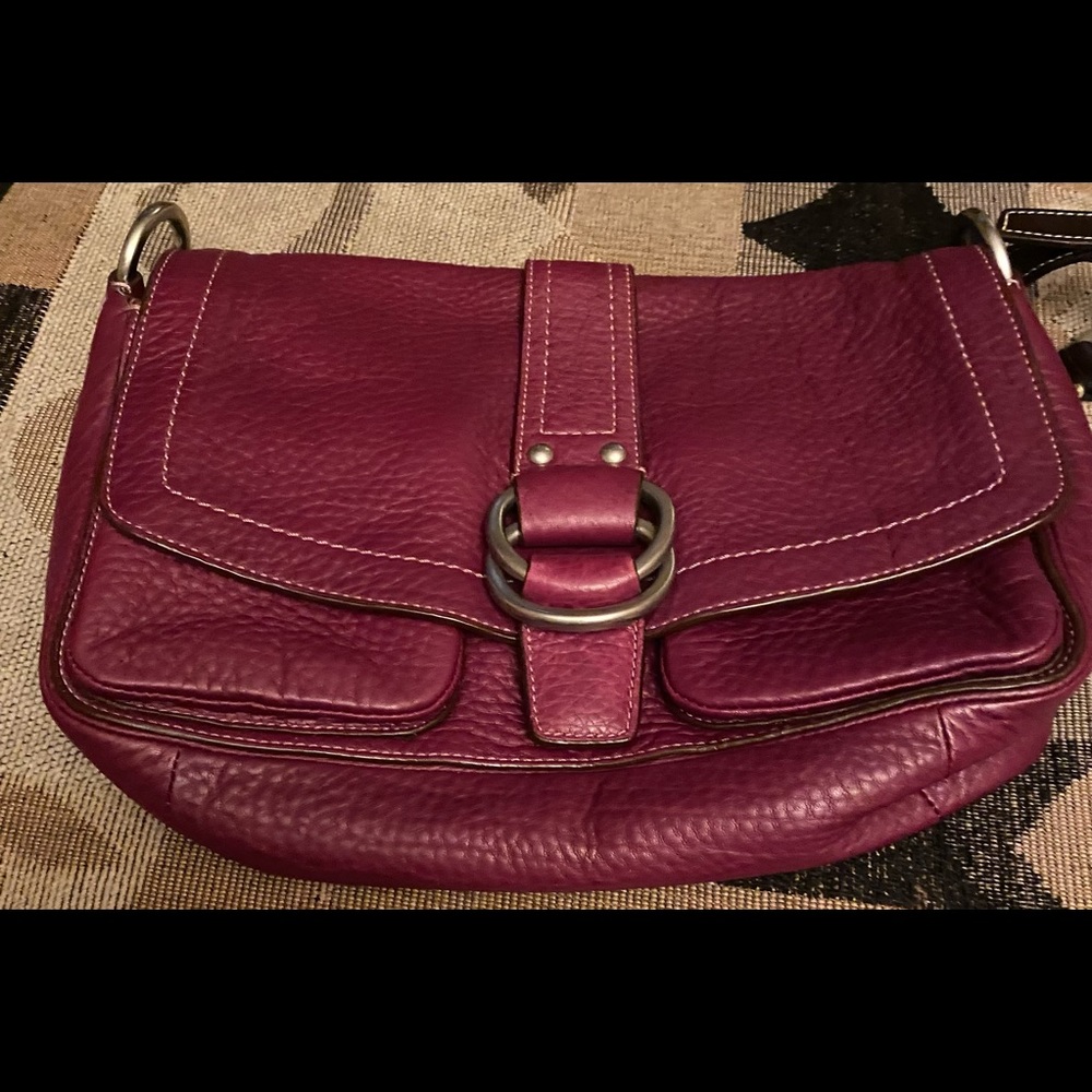 Leather coach